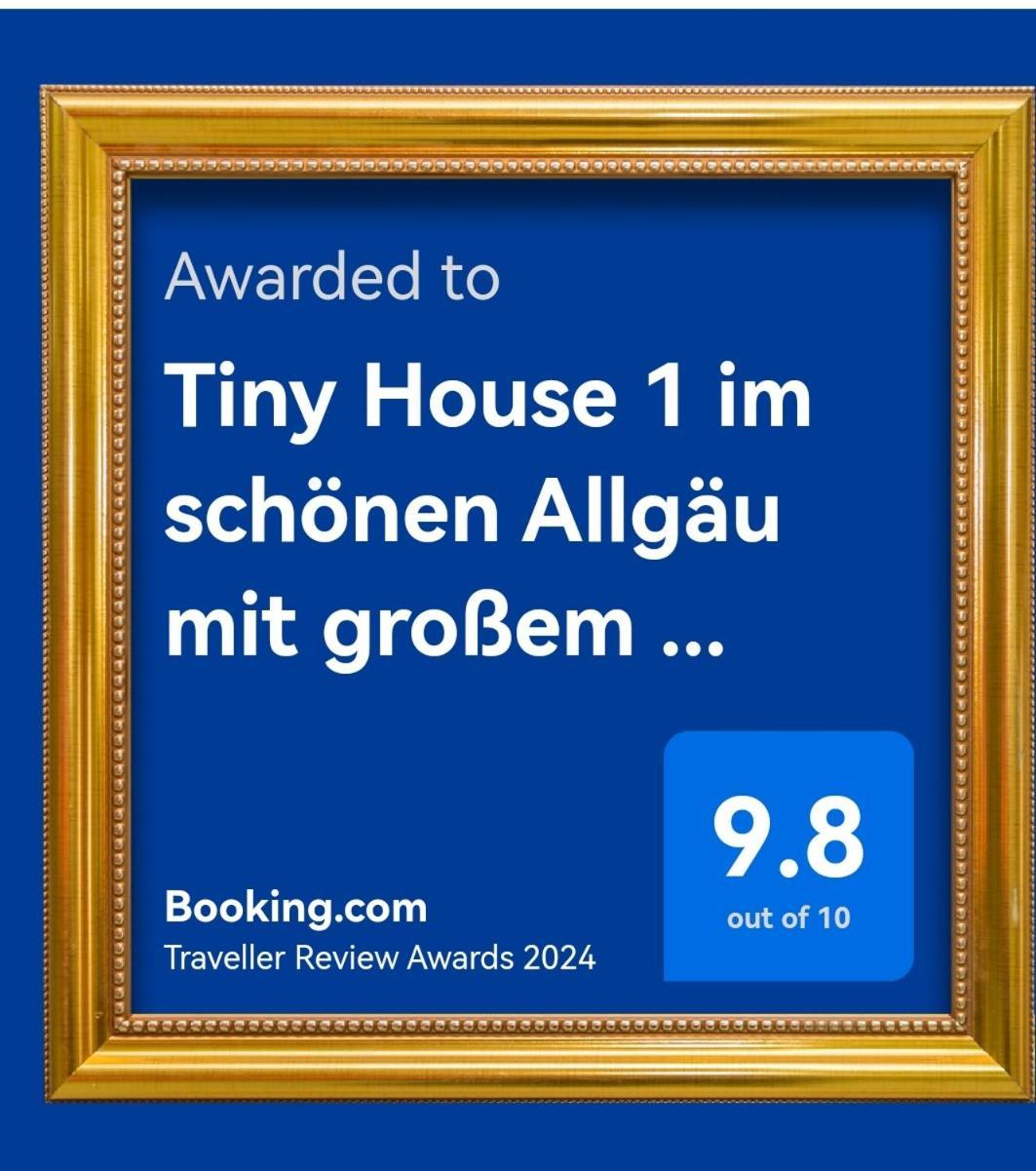 Tiny House 1 Im Schoenen Allgaeu Mit Grossem Garten, Naturnah Bad Wurzach Exterior foto